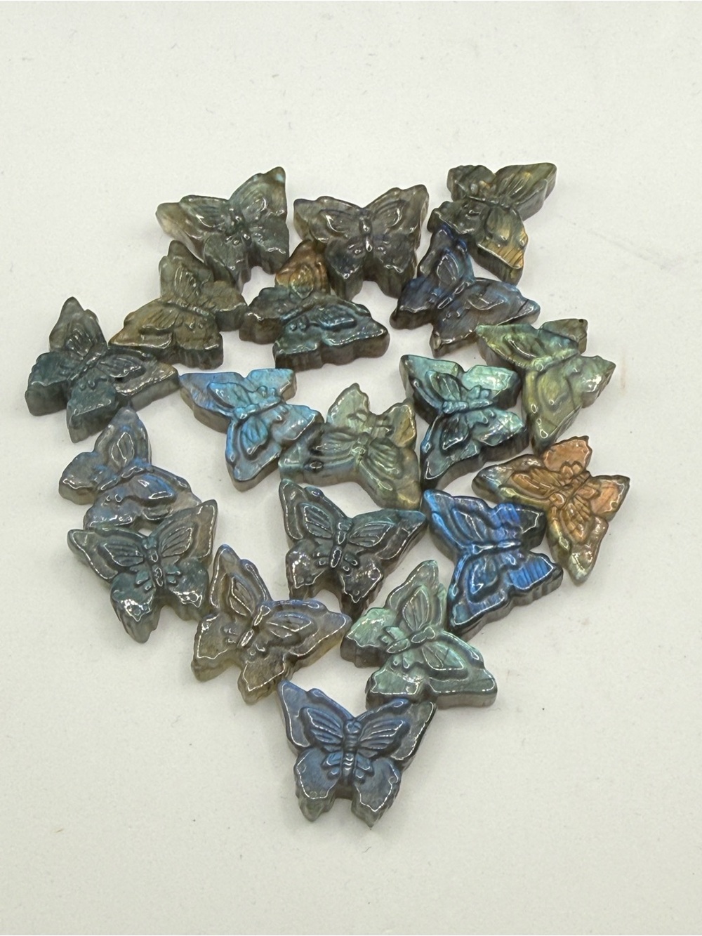 Mini Labradorite Butterflies - Picture 4 of 8
